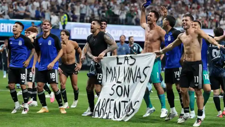 Argentina may face FIFA action over Falklands banner in win